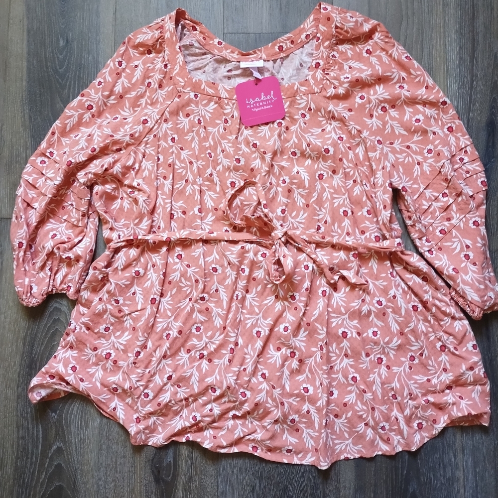 Ingred & Isabel Floral maternity Top